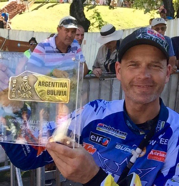 Topsport for Life - Jurgen winnaar Kistenklassement Dakar 2016