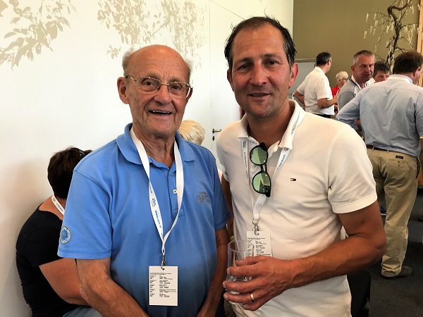 Frans met voormalig veelwinnaar en spinter Jeroen Blijlevens - STER ZLM Tour 2017