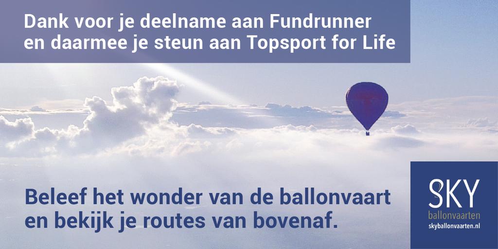 advertentie SKY Ballonvaarten in Fundrunner