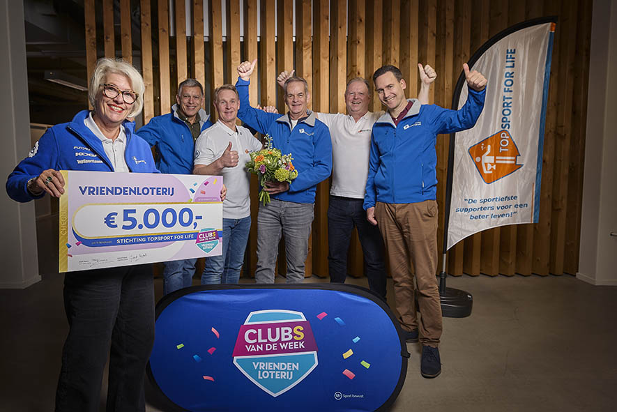 club van de week stichting topsport for life