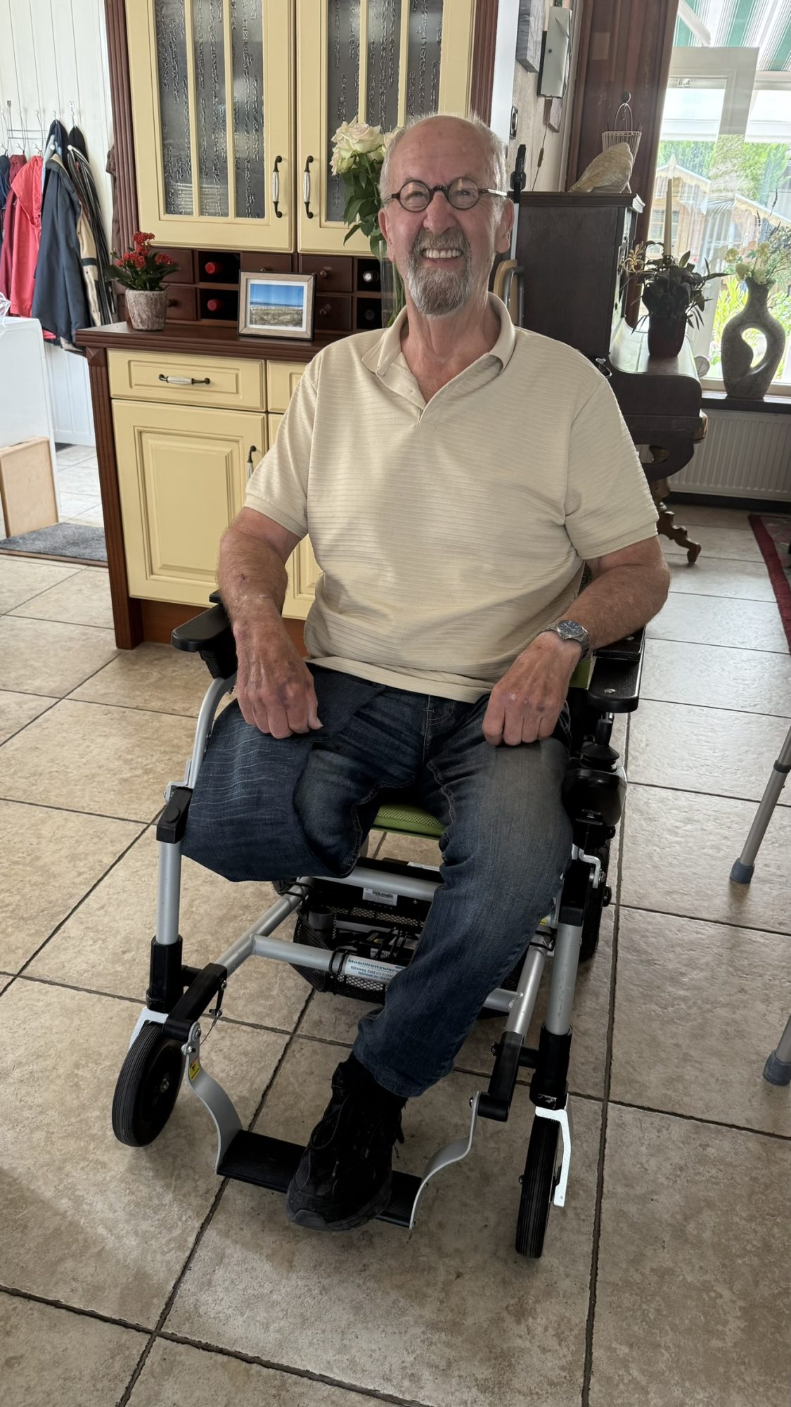 rolstoel uitgeleend aan rob govers