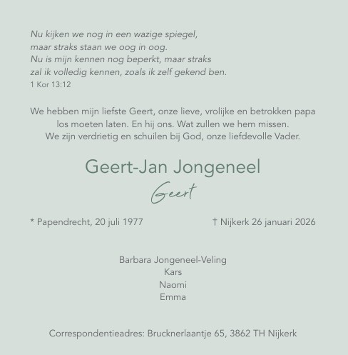 overlijdensbericht geert jongeneel p.1