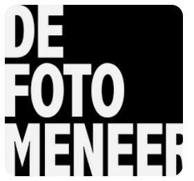 de foto meneer zwart kader